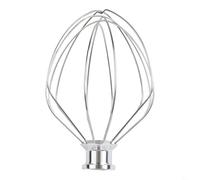 BEAZOOM Para batidor de escoba de nieve de acero inoxidable de 6 cables, mezcladores de cabeza inclinable media, para látigo de alambre resistente para accesorio de repuesto