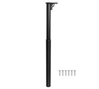 BEAZOOM Pata de mesa plegable portátil ligera de 71 a 119 cm, altura ajustable, soporte de aluminio para caravana, barco, cocina, bricolaje