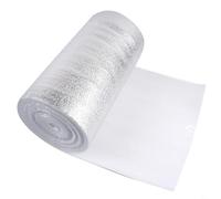 BEAZOOM Película de aislamiento térmico de radiador de 3 mm de grosor, lámina de aluminio de 10 m y barrera reflectante de algodón perla para pared detrás de calentadores