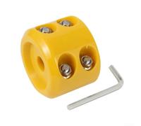 BEAZOOM Protector de cable de gancho de cabrestante resistente para ATV UTV camión, protector de guía de goma para sistemas de recuperación de cabrestante todoterreno con pernos y arandelas (amarillo)