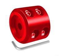 BEAZOOM Protector de cable de gancho de cabrestante resistente para ATV UTV camión, protector de guía de goma para sistemas de recuperación de cabrestantes todoterreno con pernos y arandelas (rojo)