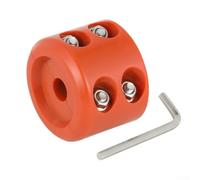 BEAZOOM Protector de cable de gancho de cabrestante resistente para ATV UTV camión, protector de guía de goma para sistemas de recuperación de cabrestante todoterreno con pernos y arandelas (naranja