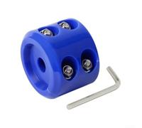 BEAZOOM Protector de cable de gancho de cabrestante resistente para ATV UTV camión, protector de guía de goma para sistemas de recuperación de cabrestantes todoterreno con pernos y arandelas (azul)