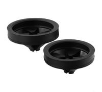BEAZOOM Protector de eliminación de basura de goma negra para modelos InSinkErator, paquete de 2 tapones deflectores de fregadero para reducción de ruido, ajuste de 3 1/8 pulgadas de diámetro