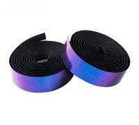 BEAZOOM PU que cambia de color para la cinta de la barra de la bici con el respaldo pegajoso y el cojín de EVA para el ciclismo MTB de carretera 2150mm púrpura (azul)