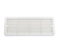 BEAZOOM Rejilla de montaje para rejilla de ventilación de refrigerador Thetford 62445480 modelo autocaravanas, refrigeradores, ABS, resistente a la intemperie, panel de persiana de 483 mm y 186 mm