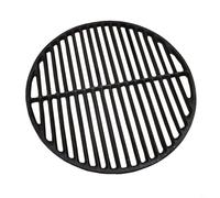 BEAZOOM Rejilla redonda de hierro fundido para parrillas de barbacoa, parrilla de alta retención de calor para reemplazo, se adapta a modelos de carbón y gas, varios tamaños (malla de rejilla de 35 cm