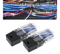BEAZOOM Resistencia de terminación 120 para prueba de cortocircuito, bucle 8P8C para diagnóstico de probador de cable Ethernet, negro