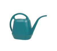 BEAZOOM Riego de plástico de 2 galones para lata con boquilla larga para plantas de interior y exterior, maceta de agua de jardín con mango ergonómico, verde oscuro (verde oscuro, 2 L)