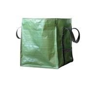 BEAZOOM Saco de basura de jardín de grado industrial grueso para bolsas de plástico con asas de tensión para desechos pesados, 60 x 60 x 70 cm