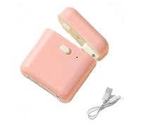 BEAZOOM Sellador de bolsas recargable Mini con imán, sellador térmico de mano para bolsas de aperitivos de plástico, ahorro de alimentos compacto para el hogar y campamento (rosa)
