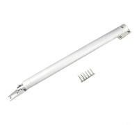 BEAZOOM Silencioso para cierrapuertas, velocidad ajustable, amortiguador neumático interior de madera, puertas de aluminio de 15-30 kg, 90-110 de sujeción abierta, color plateado (estilo C)