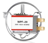 BEAZOOM Termostato mecánico para refrigerador WDF-20 para mini refrigerador, regulador de temperatura ajustable con sonda de sensor de 70 cm, 250 V, 4 A, 2 pines