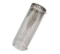 BEAZOOM Tubo de chimenea ajustable de acero inoxidable para tiendas de campaña, cubierta de malla de escudo térmico de 10 cm de diámetro, tubo de escape de chimenea de 40 cm de longitud