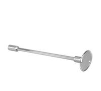BEAZOOM Válvula de gas de cromo pulido de 20,3 cm, válvula de bola de aleación de zinc de 1/4 y 5/16 pulgadas