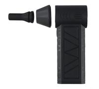 BEAZOOM Ventilador de mano inalámbrico, motor sin escobillas de alta velocidad de 130,000 RPM 200 W con batería de 5000 mAh, viento fuerte de 52 m/s para limpieza de coche, teclado y hogar (negro)