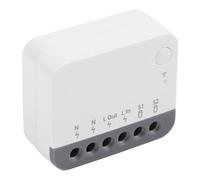 BEAZOOM ZBMINIR2 - Interruptor compacto para Zigbee, salida de contacto seco de 10 A, 120 V, interruptores de pared basculantes personalizados, control de voz a través de eWeLink para hub necesario