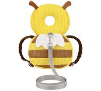 Bebamour Baby Head Guard Baby Sit Me Up Infant Carrier Toddler Baby Walking Head Guard Almohadillas de seguridad, almohada infantil ajustable Mochila para andadores(Bear with Bear Knee Pads)