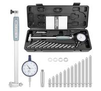 BEBANG Cilindro Dial Bore Gauge Set 50-160MM （1.97"-6.23"）Indicator 0.01MM(0.0003")，Insulated Grips for Deep Engine Cylinder Measurement