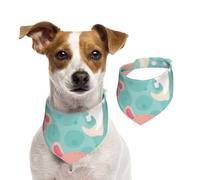 Bebé ajolote Lindo Kawaii,Pañuelos de algodón para Perros, Bufandas Ajustables para Mascotas,M