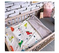 Bebe Algodón Manta Blanco Rosa Gris Azul Dinosaurio Sandía Juegos Infantiles TDAH Apaciguar Manta Edredón Cochecito Jardín de Infancia Niño y Niña Ropa de Cama (Style #2, 110 x 150 cm)