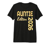 Bebé Anuncio Embarazo Parto Auntie Tía 2026 Camiseta Premium
