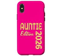 Bebé Anuncio Embarazo Parto Auntie Tía 2026 Carcasa para iPhone X/XS