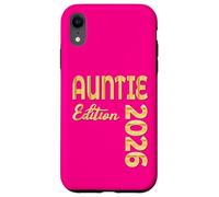 Bebé Anuncio Embarazo Parto Auntie Tía 2026 Carcasa para iPhone XR