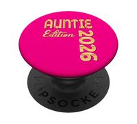 Bebé Anuncio Embarazo Parto Auntie Tía 2026 PopSockets PopGrip Adhesivo