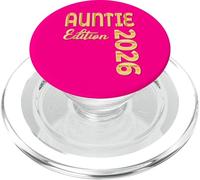Bebé Anuncio Embarazo Parto Auntie Tía 2026 PopSockets PopGrip para MagSafe