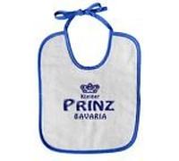 Bebé Babero Con Impresión Diseño - Pequeño Príncipe Bavaria - 12412 - Blanco