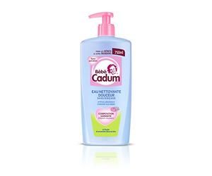 Bébé Cadum Eau Nettoyante Douceur à l'Huile d'Amandes Douces Bio 750 ml