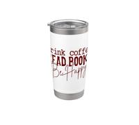 Bebe Café Leer Libros Diseño de Vida Alegre Vaso térmico de acero inoxidable de doble pared