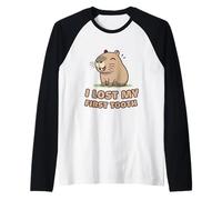 Bebé capibara: Perdí mi primer diente, graciosa hada de los dientes Camiseta Manga Raglan