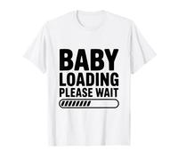 Bebé Cargando, por Favor Espere Lindo Esperando Mamá Camiseta