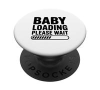 Bebé Cargando, por Favor Espere Lindo Esperando Mamá PopSockets PopGrip Adhesivo