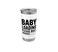 Bebé Cargando, Por Favor Espere Lindo Esperando Mamá Vaso térmico de acero inoxidable de doble pared