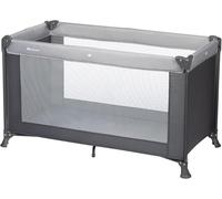 BEBECONFORT Soft Dreams, Cuna de Viaje, 0-3 Años (0-15 kg), Cuna de Viaje Ligera, Colchón Espuma y Fibra de Madera (60x120 cm), Bolsa de Transporte, Plegado Compacto Tipo Paraguas, Tinted Graphite