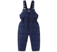 Bebé Conjunto de Trajes de Nieve Niños Niñas Abrigos de Pluma Pantalones de Babero 2 Piezas Traje de Esquí Invierno de Nieve Chaquetas Pantalón de Esquí