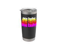 Bebé de los 90 años 90 cumpleaños nacido en los noventa Millennial o GEN Z Vaso térmico de acero inoxidable de doble pared