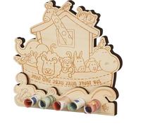 Bebe Decoración de Bautizo de Madera, Arca de Noé Regalo de Dinero de Madera, Regalo de Dinero para Bautizo Niño Niña