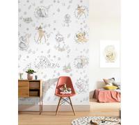 Bebé Dormitorio Foto Pintado Disney Pared Mural 198x279cm Bambi León Dumbo White