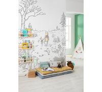 Bebé Dormitorio Papel Mural 198x279cm Tamaño Grande Disney Winnie The Pooh Walk