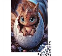 Bebé dragón eclosión Rompecabezas 1000 Piezas para Ocio Personal, Cartón Reciclado Premium, Decoración Interior, Regalo Pascua, Juego Educativo 38x26cm/1000pcs