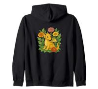 Bebé Dragón Flores ilustración Jardinero Sudadera con Capucha