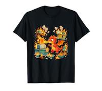 Bebé Dragón Tostada Fuego Divertido Cocinar Caos Camiseta
