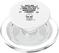 Bebé enfadado con Frase Divertida - Humor rebelde PopSockets PopGrip para MagSafe