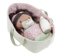 Bebé Evi con canastilla - Muñeca bebé con accesorios - Little Dutch - Juego simbólico