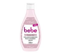 bebe Gel de ducha hidratante con manteca de karité y aceite de almendras para piel seca, 6 unidades (6 x 250 ml)