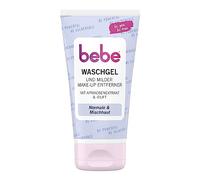 bebe Gel limpiador facial 150 ml | Desmaquillante suave, aroma afrutado con extracto de albaricoque, espuma limpiadora profunda y eficaz